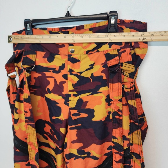 Balera Orange and Black Camouflage Pants - Picture 11 of 14